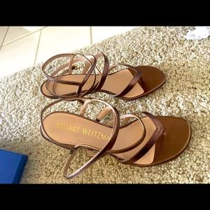 COPY - Brand new bronze heels from Stuart Weitzman, at half off original price